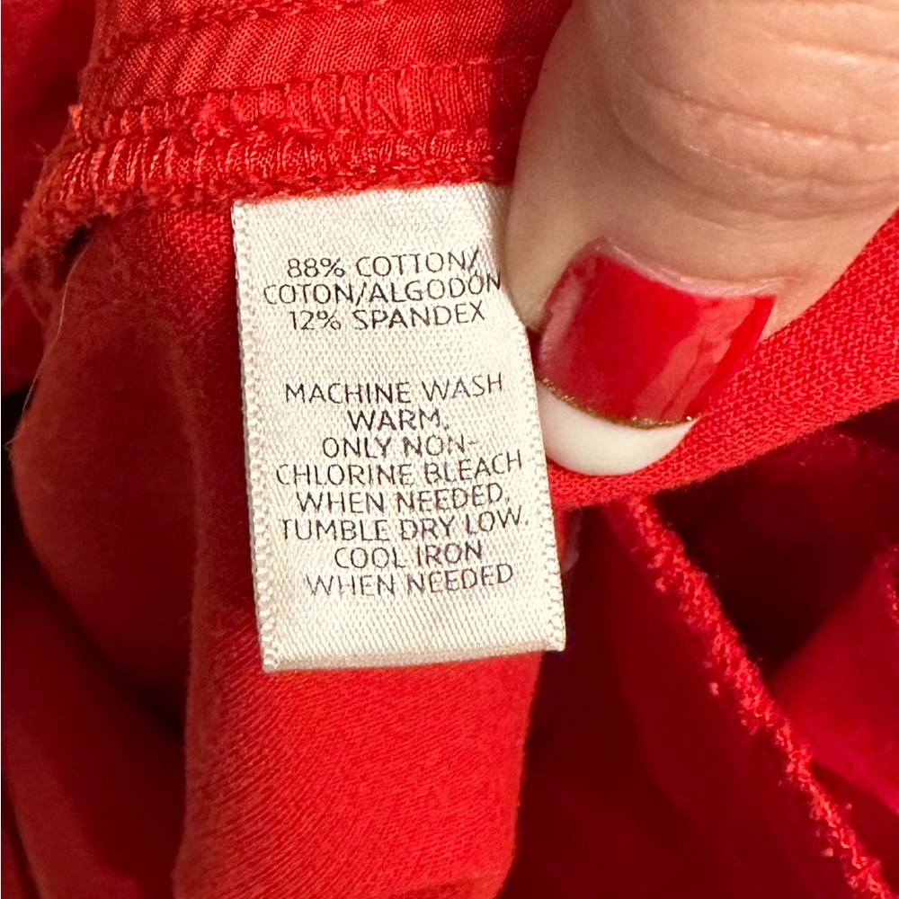 Ann Taylor Loft Skinny Red Pants - Picture 6 of 6